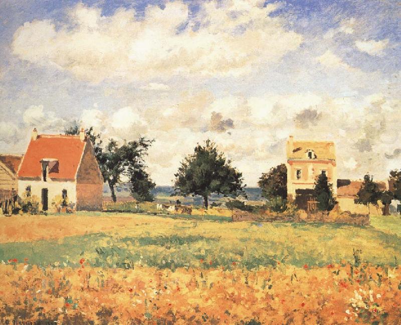 Hung housing, Camille Pissarro